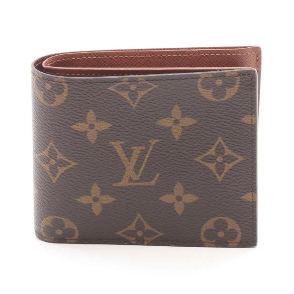 Louis Vuitton Portefeuille Marco NM Monogram Bifold Wallet Canvas Brown